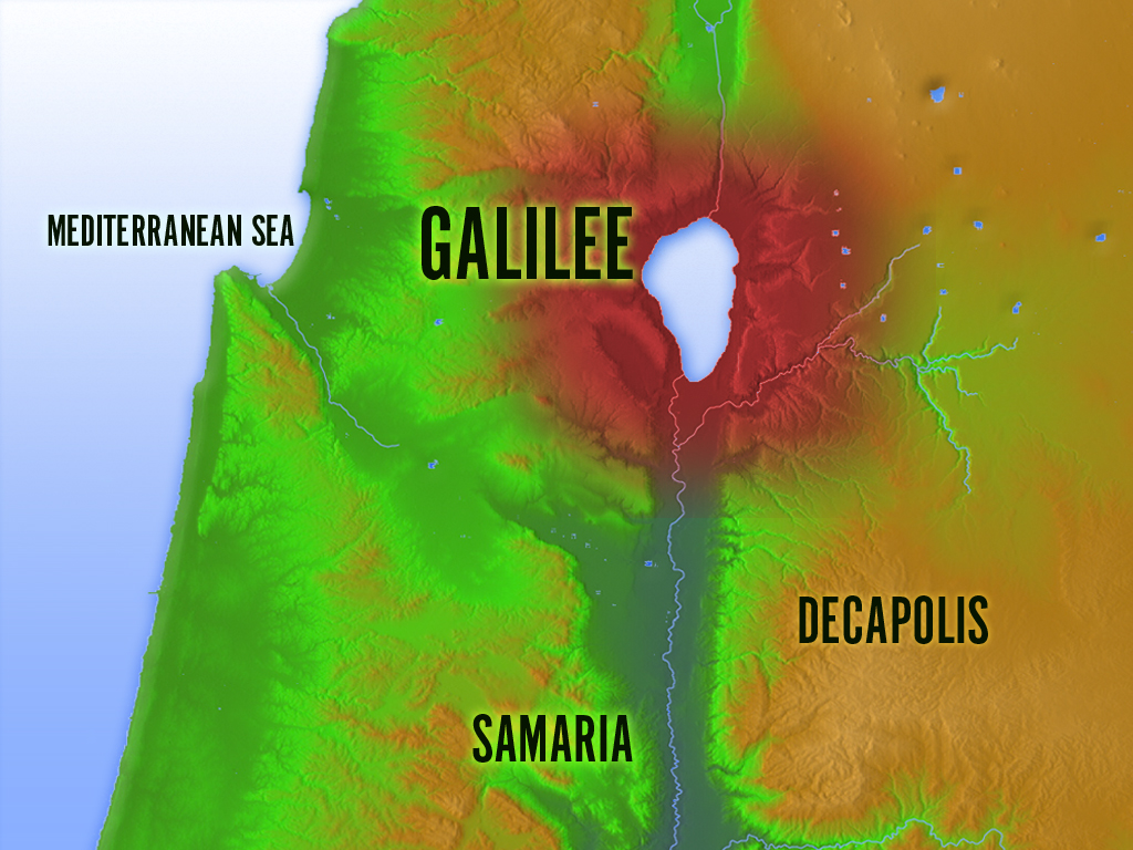 World Map Sea Of Galilee
